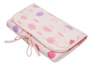 Trocador portátil impermeável acolchoado c/ e sem porta fraldas p/ bebê- papi malhas e karinho