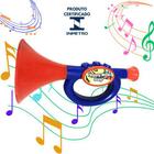 Trompete Corneta Brinquedo Sonoro Educativo Sopro Instrumento Musicais Infantil