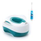 Troninho Flex Potty Blue Safety 1St Com Escova De Dentes