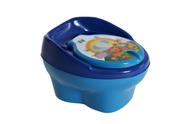 Troninho Infantil Musical 3x1 Penico Assento Redutor Criança Menino Azul - Styll Baby