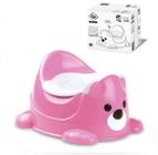 Troninho Infantil Pipinico Assento Ergonômico Urso Rosa