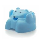 Troninho Penico Vaso Sanitário Infantil Urso Azul - Adoleta Bebê