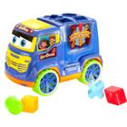 Truck Didático C/ Blocos Na Solapa - Bs Toys