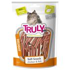 Truly Delight Mini Tiras De Frango e Peixe Petisco Para Gatos - 50g