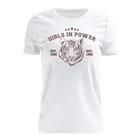 Tshirt Blusa Estampada Feminina Manga Curta Camiseta Camisa Girls In Power