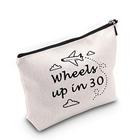TSOTMO Inspired Gift Wheels up in 30 Makeup Bag Fans Gift (Wheels up)