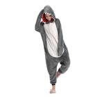 Tubarão Adulto Pijama Kigurumi Macacão Fantasia