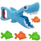 Tubarão Pega Peixe Brinquedo Para Piscina Banho Baby Shark