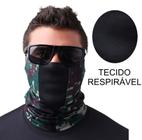 Tubeneck Buff Bandana Respirável Pesca Bike Moto Uv50 Camuflado Exército