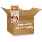 Tubes Free Nuts Pasta de Amendoim Zero Glúten, Zero Leite Natural Life contendo 3 caixas com 50g cada