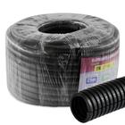 Tubo Corrugado Conduíte 1" 3,3m Dn 32 Flex Slim Premium Rolo com 50m Preto - Force Line