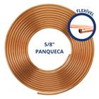 Tubo de Cobre Flexível 5/8" - Panqueca com 15 mts