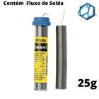 Tubo de Estanho Para Solda Eletrônico 63x37 25g 1mm Emavi