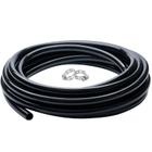 Tubo de vinil ZY-HoseTube 19,1 mm ID x 3 m PVC flexível preto