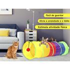 Túnel De Treinamento Para Gatos/Multicolorido Brinquedo Para Gato Túnel Gato Labirinto Dobrável