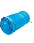 Tunel Para Gatos Nylon Com Bolinha Azul Claro - Petlon