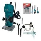 Tupia 3709 6mm 530w + Jogo Fresas Makita