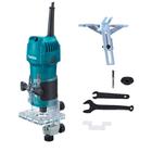 Tupia Palma Pinça 6mm e 1/4" 30000 RPM 530w 3709 Makita 110V