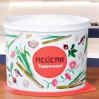 Tupperware caixa floral de açúcar 5 kilos