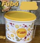 Tupperware Caixa Fubá 1,2kg - Linha Floral