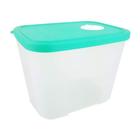 Tupperware Freezertime 1,1 Litro Translucido Tampa Verde