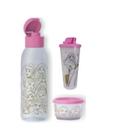 Tupperware Kit Infantil Das Princesas Com 3 Peças.