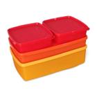 Tupperware Kit Jeitosos Pote Flexível p/ Freezer Organizado