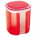 Tupperware Pote Visual 1,5 litro Vermelho Claro