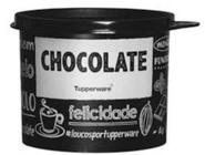 Tupperware Redondinha Chocolate 500ml - Linha PB