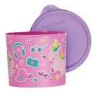 Tupperware Redondinha Pote 500ml Estampado Infantil Lanche