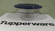 Tupperware Tigela Cristal 2,1 litros Transparente e tampa Azul