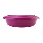 Tupperware tigela cristal rosa magenta policarbonato