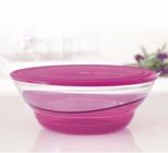 tupperware tigela elegância policarbonato rosa 1,5 litros