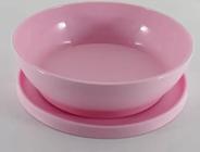 Tupperware Travessa Zen Line Redonda 520ml Rosa