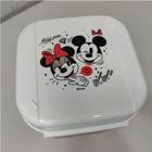 Tupperware visual box mini retangular alto mickey e minnie 1,2 litro