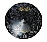 Turbo Hero Mute Black Crash Ride 20 Pol Prato de Bateria Mudo Sahab + Bag