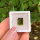 Turmalina Verde Amarelado Baguete 4,15ct