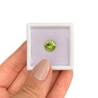 Turmalina Verde Amarelado Brilhante ø10mm 3,28ct