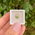 Turmalina Verde Amarelado Brilhante ø6,8mm 1,39ct