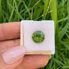 Turmalina Verde Brilhante ø10mm 3,90ct