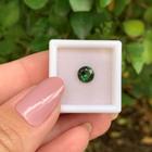 Turmalina Verde Brilhante ø6,8mm 1,02ct (1)