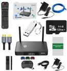 TV Box KUSEZOI S5 Pro 4 GB de RAM + 32 GB de ROM com controle remoto de voz