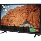 Tv led hd 32 philco c/ conversor digital hdmi usb