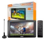 Tv Portátil Digital 9 Monitor Hd Antena Viagem Av Usb