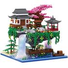 TzFioy Peach Blossom Spring Utopia Building Blocks Set (3661Pcs) Famosa Arquitetura chinesa de Fábulas com 2 Figuras & Luzes de Corda Brinquedos Educacionais Micro Bricks para Crianças Adultos