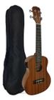 Ukulele Concert Eletrico Sapele Malibu 23 Capa Corda Aquila