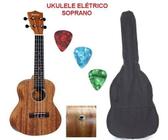 Ukulele Elétrico Shelby Soprano Su21m Com Capa E Palhetas