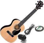 Ukulele Elétrico Tenor Cordas Nylon Shelby Su25r C/ Escudo