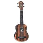 Ukulele Seizi Bora-Bora Crush Soprano EL Bag Ebony 10360303