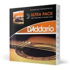 Ultra Pack Com 02 Jg Cordas Violão 010 Daddario Made In Usa